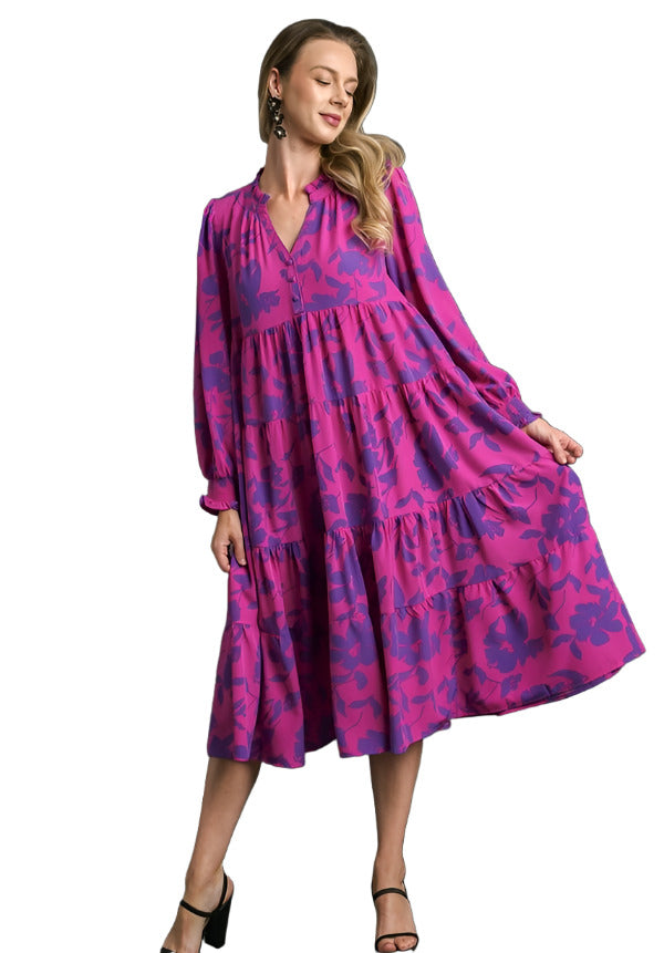 umgee usa Floral Print Midi Dress – Violet Skye Boutique umgee usa Floral Print Midi Dress – Violet Skye Boutique