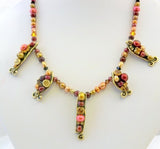 Michal Golan Bronze Multi Pearl Fish Pendants