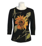 Sunflower Printed Cotton Top