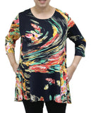 Caribe Roses Swing Top