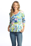 Marina Printed Cotton Top