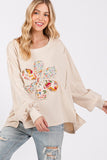 Flower Power Relaxed Fit Top