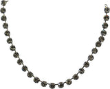 Mariana Smokey Grey Tennis Style Crystal Necklace