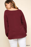 Gathered Long Sleeve Top