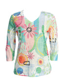 Sunny Burnout Sublimation Top