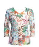 Martinique Burnout Sublimation Top