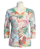 Martinique Burnout Sublimation Top