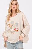 Flower Power Relaxed Fit Top