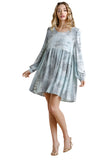 umgee Shibori Tie Dye Babydoll Dress