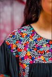 Multi-Color Embroidered Top