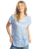 Tropic Cap Sleeve Top