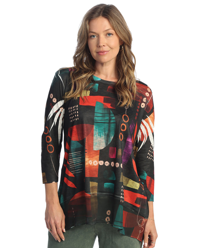 Lyon Chiffon Hem Top