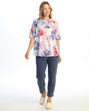 Lady Raglan Elbow Sleeve Top