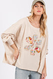 Flower Power Relaxed Fit Top