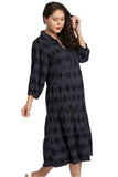 umgee usa Swiss Dot Jacquard Midi Dress