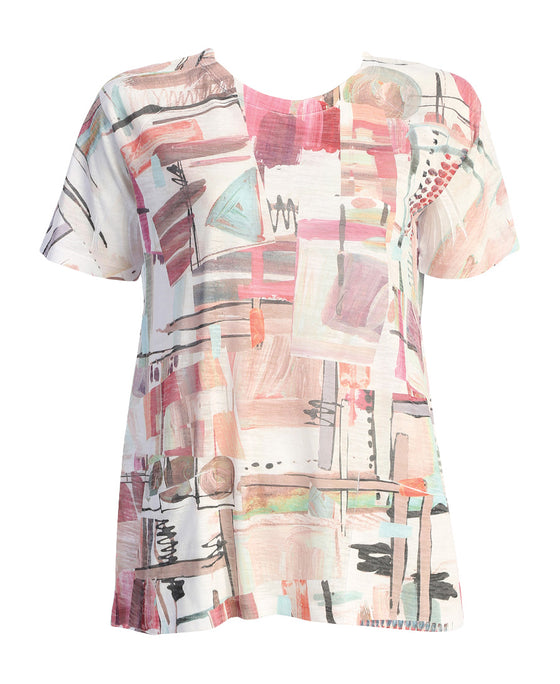 Villa Patch Pocket Burnout Top