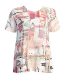 Villa Patch Pocket Burnout Top