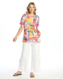 Cancun Patch Pocket Burnout Top