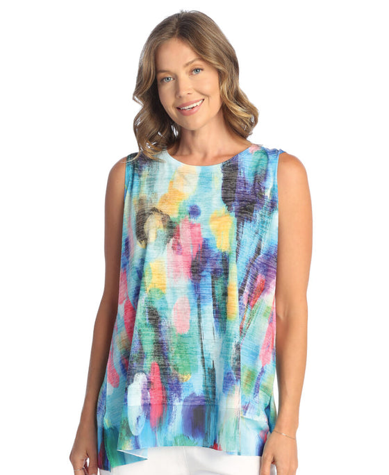 Fiji Burnout Sleeveless Top
