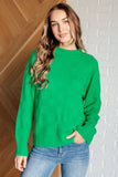 Sweater Knit Pullover, Green