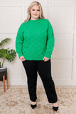 Sweater Knit Pullover, Green