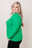 Sweater Knit Pullover, Green