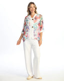 Watercolor Mesh Cardigan