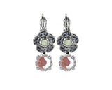 Mariana Flower Drop Crystal Earrings