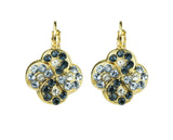 Mariana Swirl Cluster Crystal Earrings