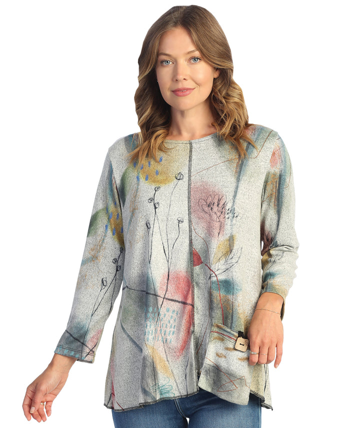 Hazel French Brushed Knit Top