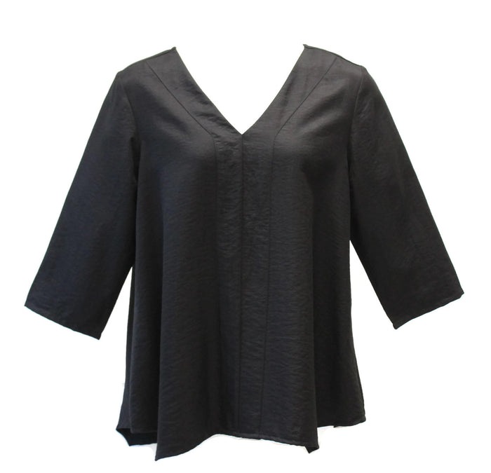 Glow Twill Center Panel Top, Black