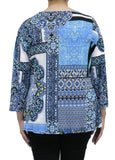 Contour Side Tie Top, Blue