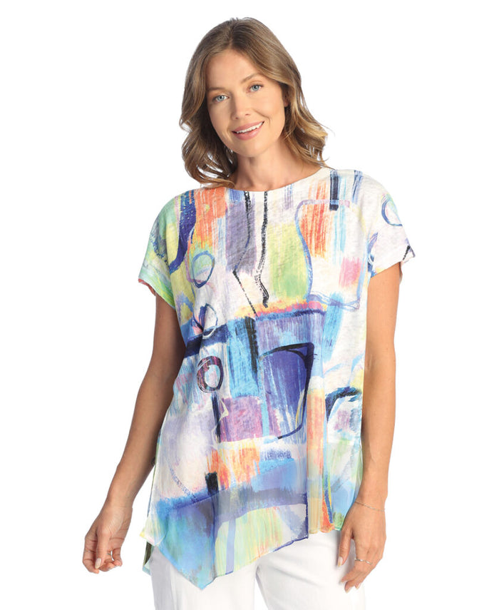 Bristol Light Knit Asymmetric Top