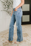 Lorena Mid Rise Vintage Wash Bootcut Jeans