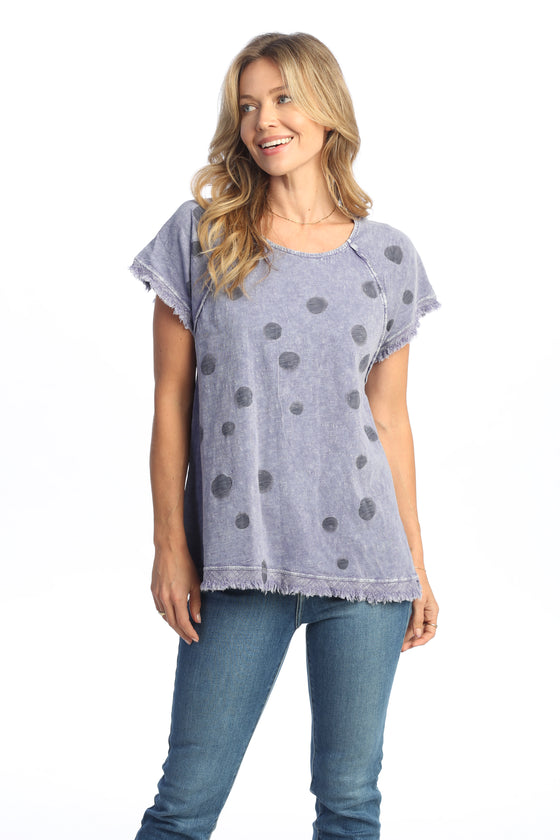 Jess & Jane Mirage Mineral Washed Gauze & Cotton Top