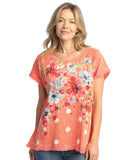 Jess & Jane Bossa Nova Mineral Washed Gauze & Cotton Top