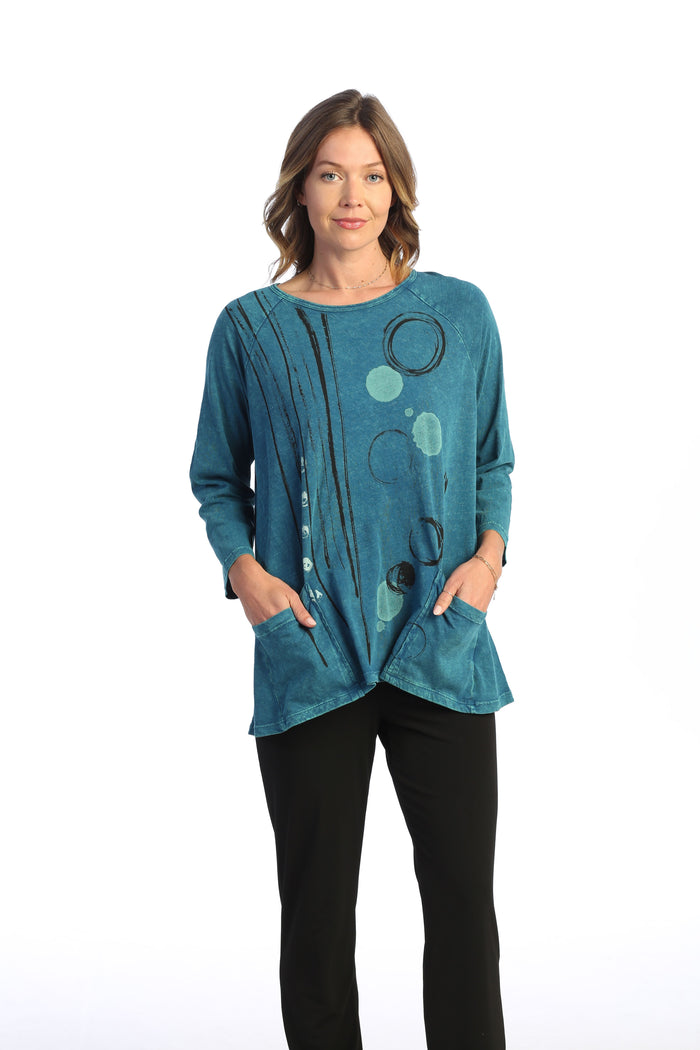 Lollipop Mineral Washed Patch Pocket Cotton Top