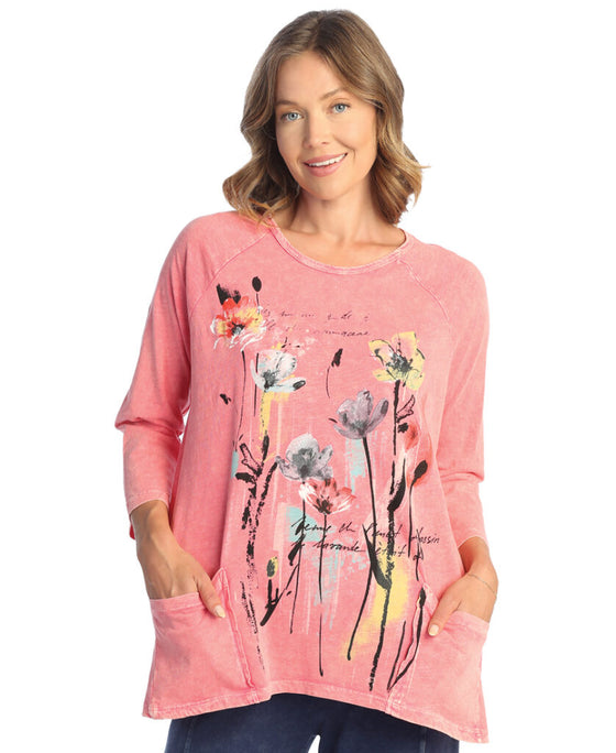 Sierra Mineral Washed Patch Pocket Cotton Top