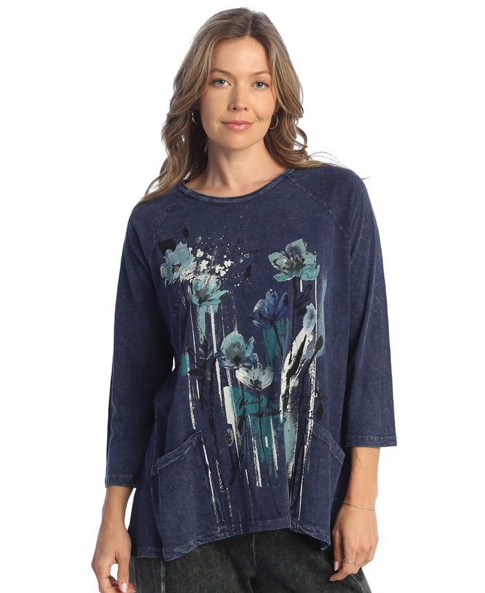 Sierra Mineral Washed Patch Pocket Cotton Top