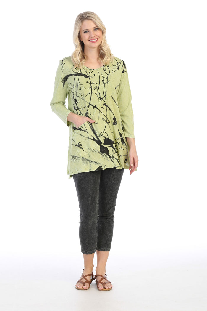 jess jane mineral washed cotton tunic