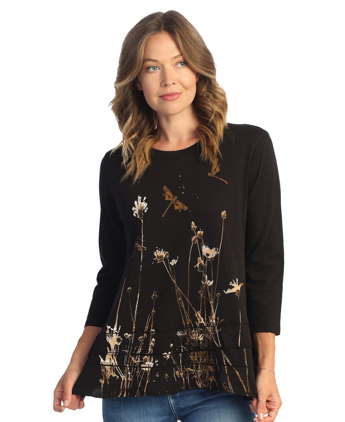 Together Mineral Washed Cotton Layered Top