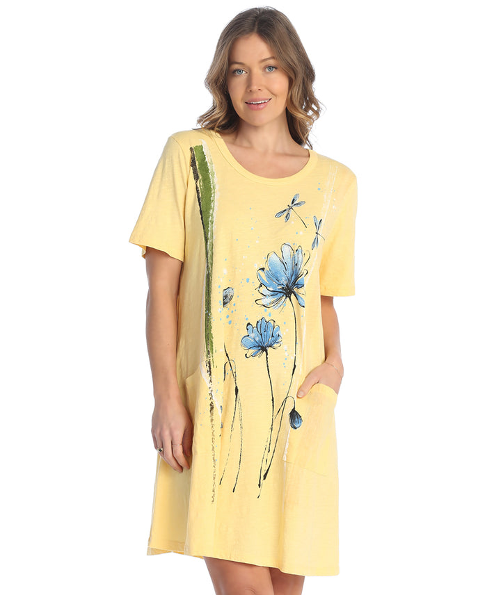 Cherish Mineral Washed Cotton Dress