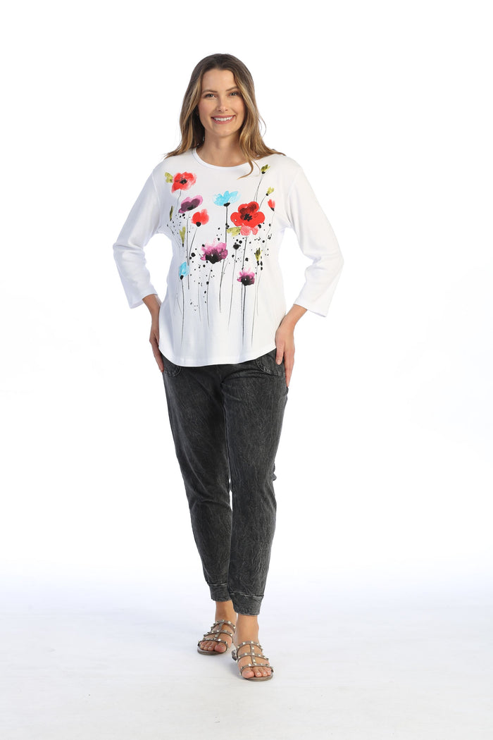 Joyful Mineral Washed Cotton Top