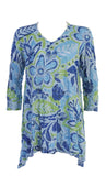 Simply Crushed Melange Tunic
