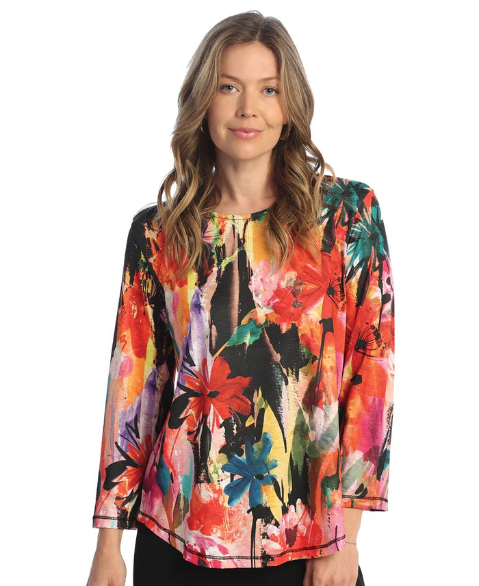 Poppy Round Neck Top