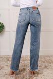 Quinn Mid Rise Cell Phone Pocket Dad Jeans