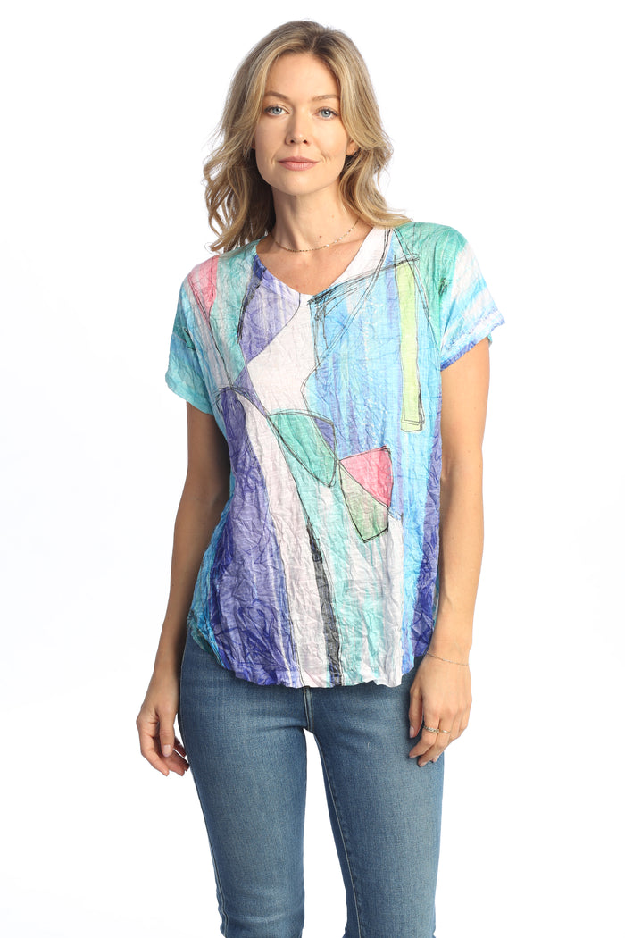 Freshia Crushed Dolman Sleeve Top