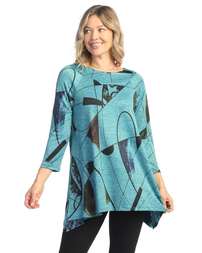 Jess & Jane Curious Slinky Knit Tunic top