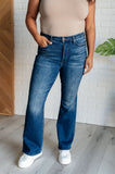 Santana High Rise Control Top Bootcut Jeans (Short Inseam)