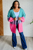 Ombre Open Front Cardigan